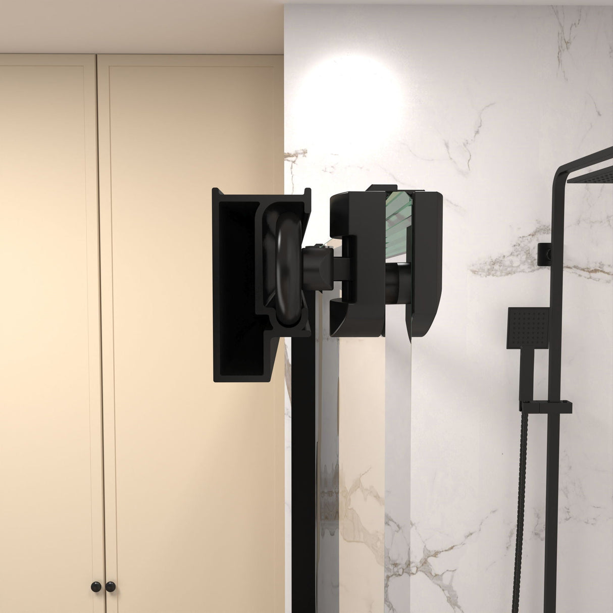 Frameless Single Sliding Shower Door