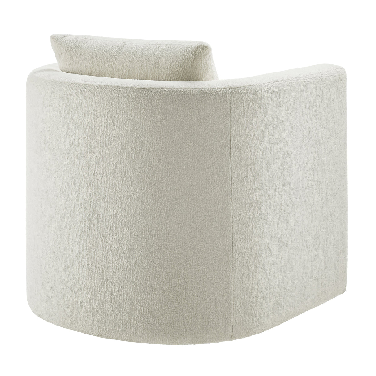 Sutton Light Grey Performance Fabric Swivel Barrel Chair