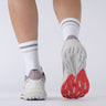 Salomon Pulsar Trail Running Shoes - Grey/Poppy Red