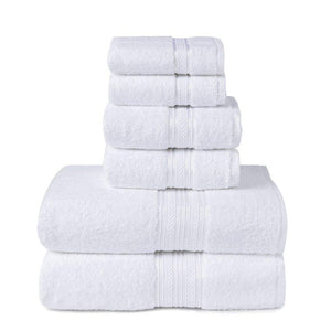 Faith, Hope, Love Home Decor Bathessentials 100% Cotton Extra Heavy 6 Piece Bath Towel Set