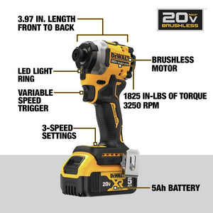 Open Box - DEWALT ATOMIC 20-Volt MAX Lithium-Ion Cordless Impact Driver Kit