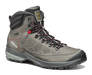 ASOLO Mens Falcon EVO Nubuck GV Hiking Boots Graphite Red 95