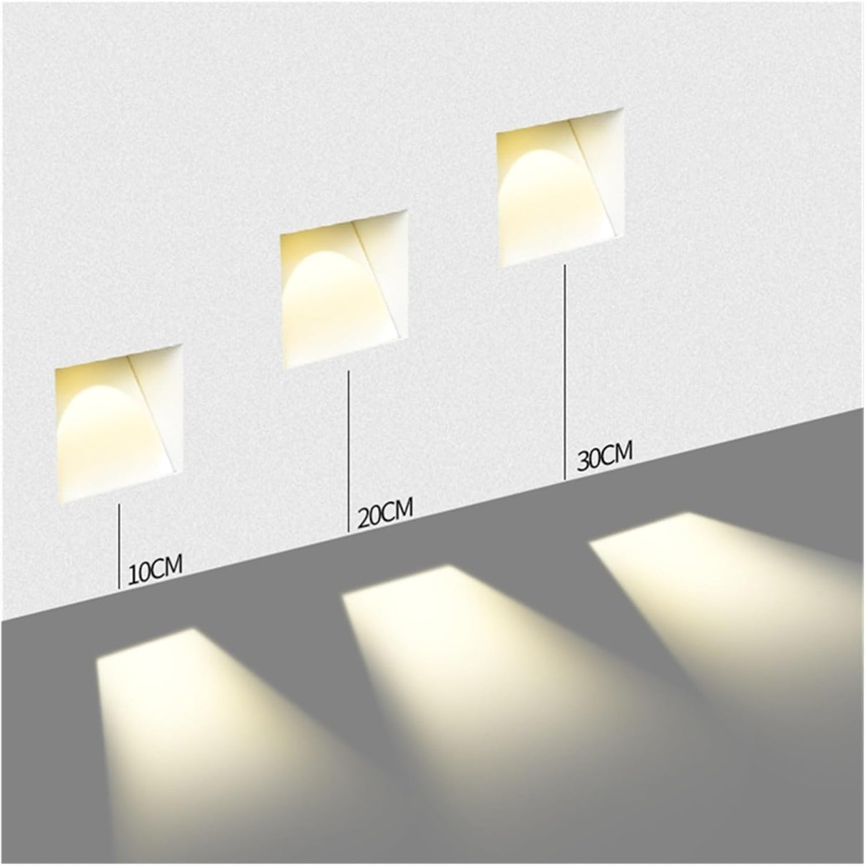 Nordic Frameless Stair LED Wall Light Stainless Steel Sensor Indoor