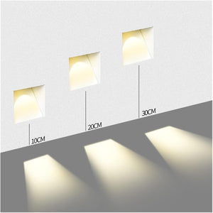 Nordic Frameless Stair LED Wall Light Stainless Steel Sensor Indoor