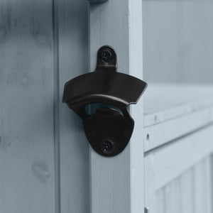 K&K 80.5' Outdoor Kitchen Island for Big Green Egg & Blackstone Griddle