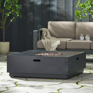 39'' SQUARE IRON FIRE PIT - 50 000 BTU (Tank cover not Included)