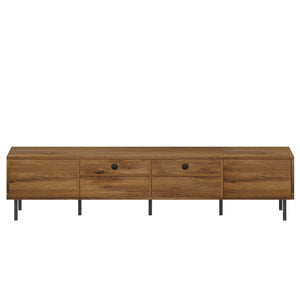 TV Stand With 2 Drawers, Media Console Table, Storage Cabinet With Cable Management