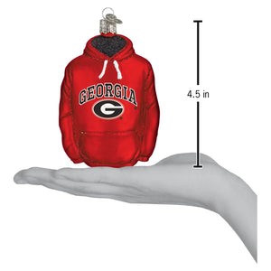 Georgia Hoodie Christmas Ornament