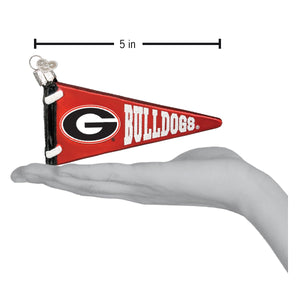 Georgia Pennant Christmas Ornament