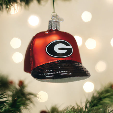 Georgia-Baseball-Cap-Ornament-Christmas-Ornaments
