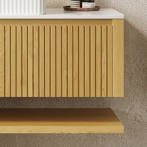 Hizon 48" Wall-Mounted Corolla Bathroom Vanity
