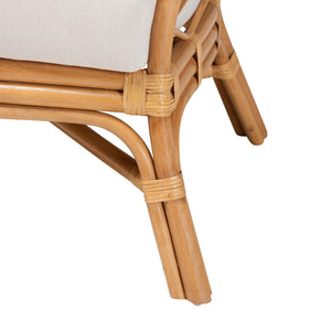 GigaTech Honey Rattan Accent Chair