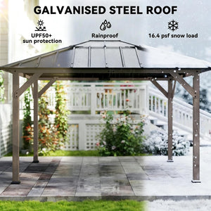 Spacious Outdoor Hardtop Gazebo