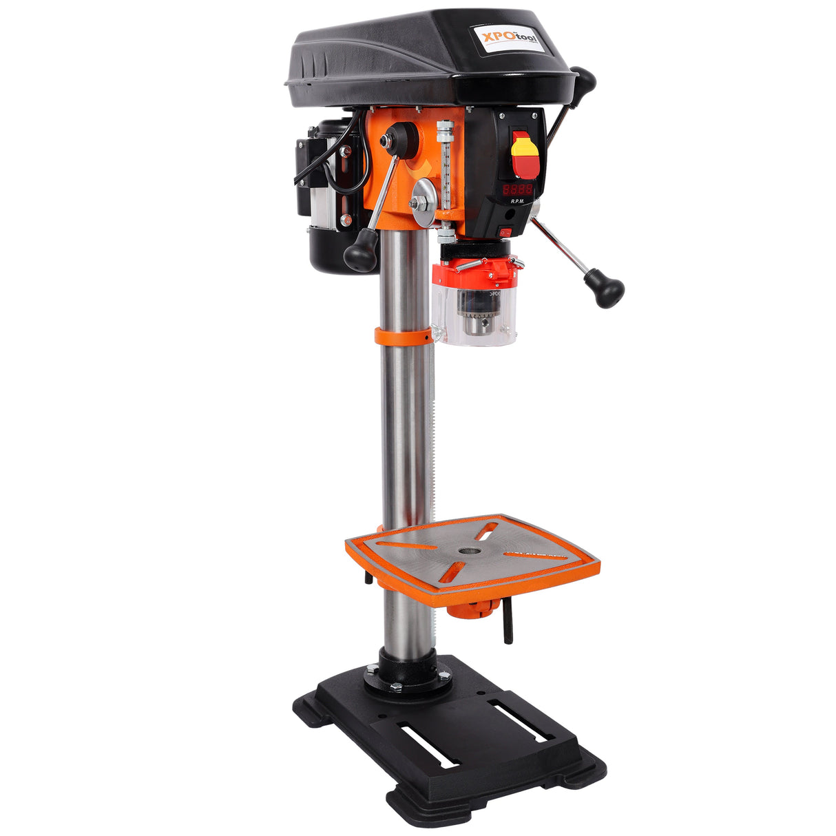 12" Swing Benchtop Drill Press with Laser & Digital Meter
