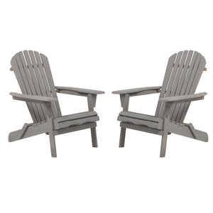 Oversize Outdoor Folding Adirondack Chair, Patio Chair For Garden