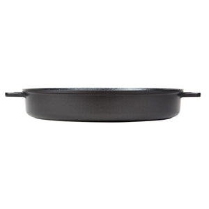 MASTERPAN 12" Nonstick Stovetop Oven Grill Pan with Stainless Steel Lid