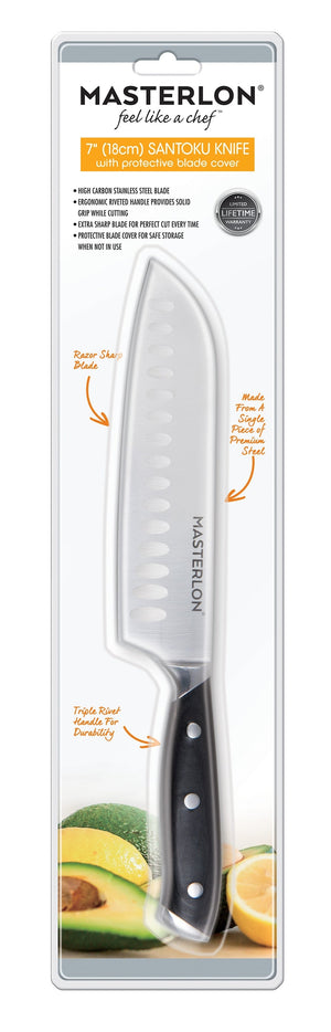 MASTERPAN Essential Chef’s Knife Bundle - 3-Piece Stainless Steel Set