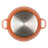 MASTERPAN Nonstick Dutch Casserole, Orange 3 Qt. 11" (28cm)