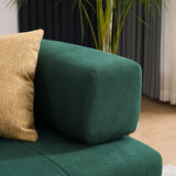 Folding Sofa Bed78.5" Convertible Couch with 2 Pillows