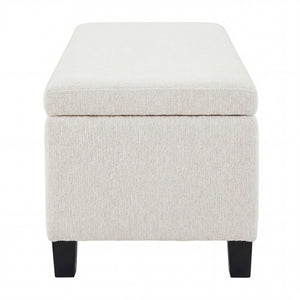 Upholstered Storage Ottoman Bench