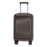 14' & 20' ABS Spinner Wheel Luggage Set with Cosmetic Case