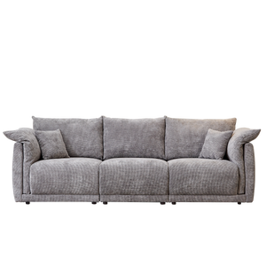 98.5' 3-Seater Sofa in Contemporary Grey
