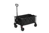 Folding wagon carts,folding wagon cart with all terrain wheels,heavy duty garden carts with adjustable handle,outdoor utility wagon for camping shopping sports fishing black