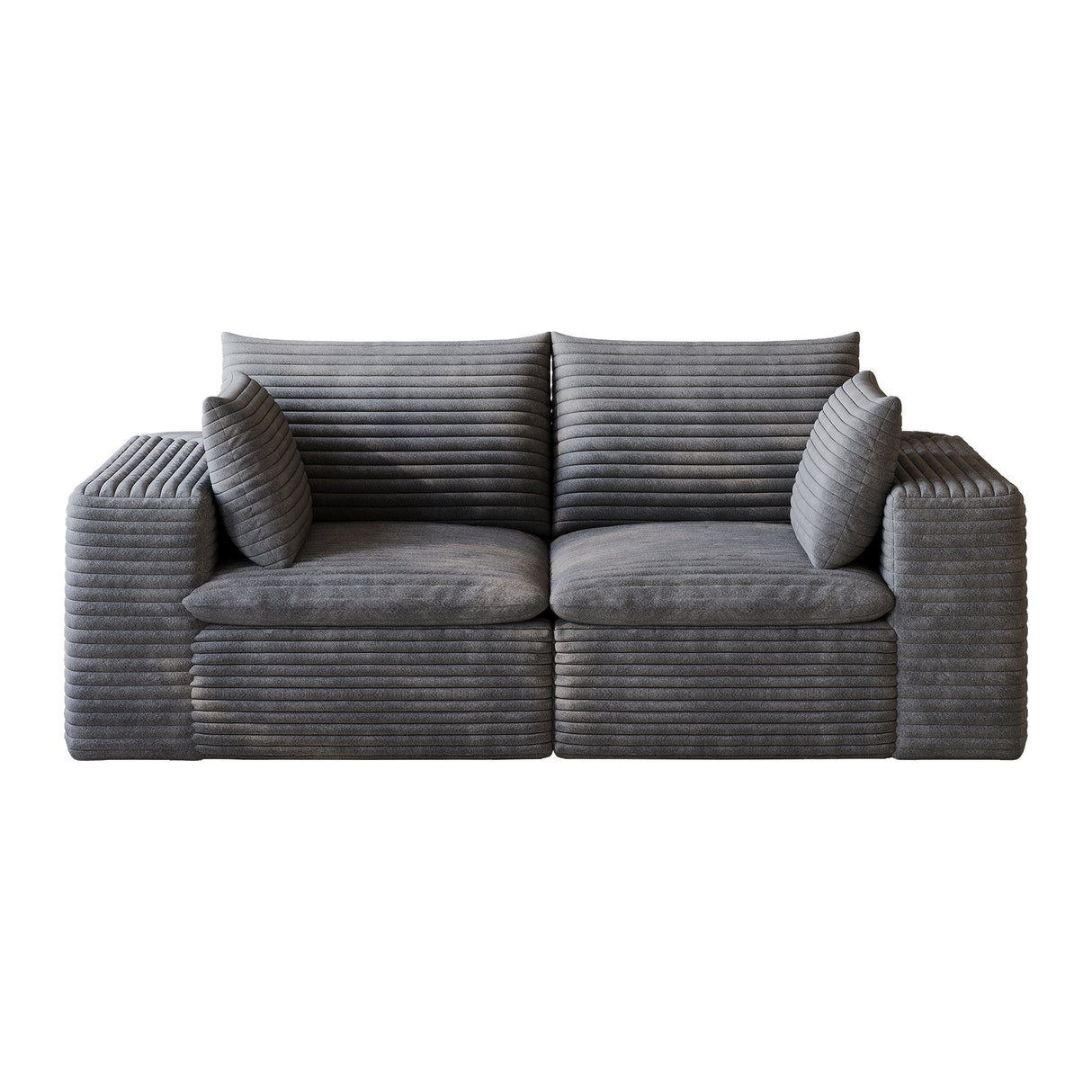 71" Cloud Sofa in Corduroy Fabric