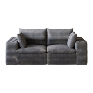 71" Cloud Sofa in Corduroy Fabric