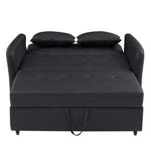 Convertible Sleeper Sofa Bed With 3 USB Ports