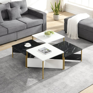 Modern Nesting Coffee Tables Set of 4