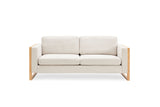 Modern Sofa With Solid Wood Legs, 3 Seater