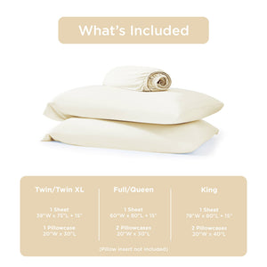 3-Piece King Cooling 3pc Sheet Set