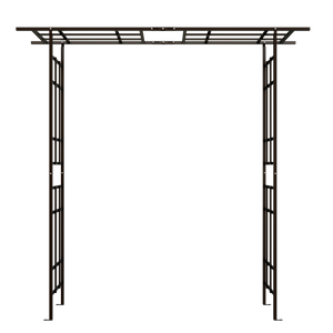 Metal Garden Arch with Adjustable Width