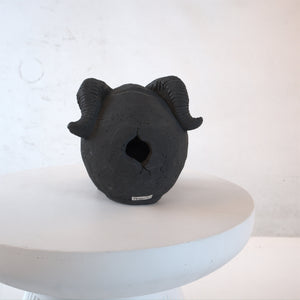 Hand-Forged Flame Skull for Fire Pits and Hearths