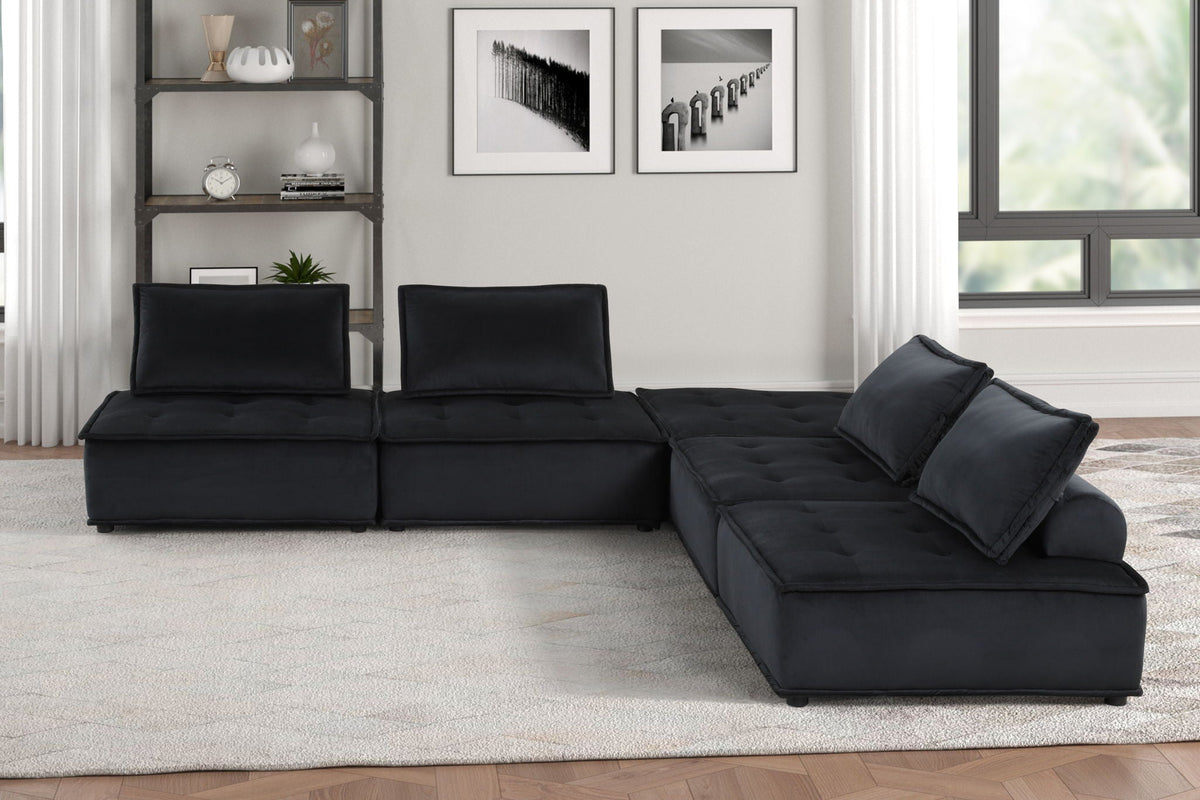Anna - Stylish Sectional Sofa Ottoman
