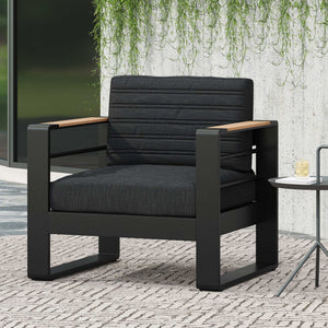 Giovanna Club Chair Set With Aluminum Frame