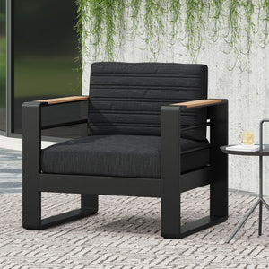 Giovanna - Club Chair Set With Aluminum Frame