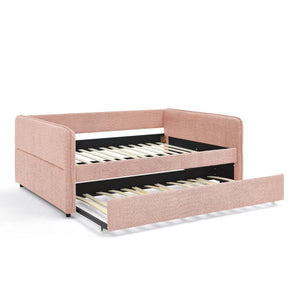 Upholstered Daybed With Pop Up Trundle