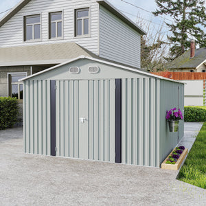 10x12 FT Outdoor Metal Storage Shed