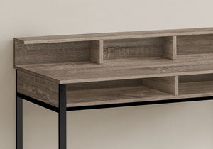Computer Desk For Home Office, Standing, Storage Shelves, Laptop, Contemporary & Modern