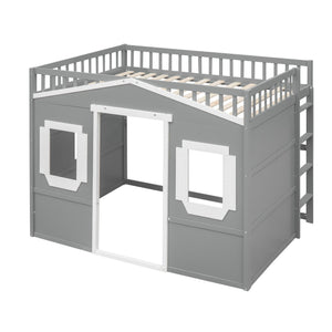 Elegant House Loft Bed With Ladder