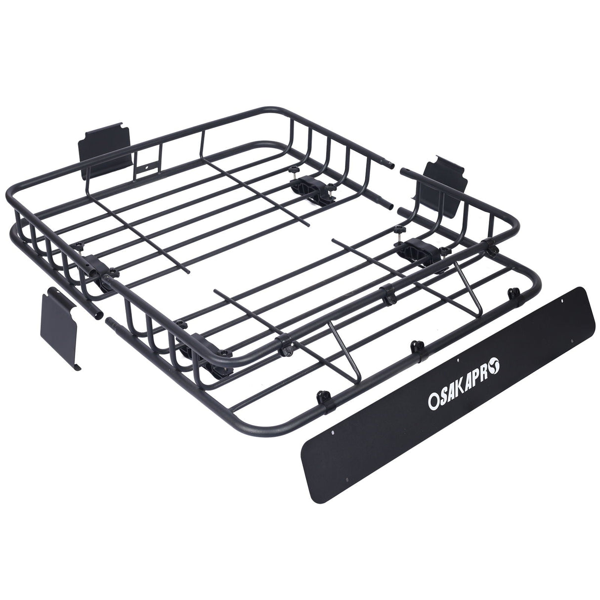 Motoring Rooftop Cargo Carrier Basket Steel Universal Fit Roof Rack