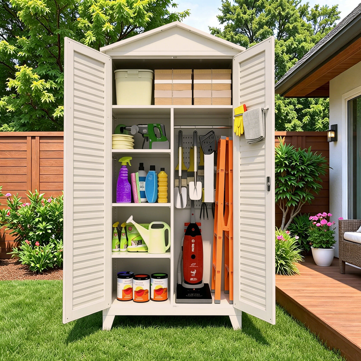 Spire79.1'' Tall Metal Tool Storage Cabinet