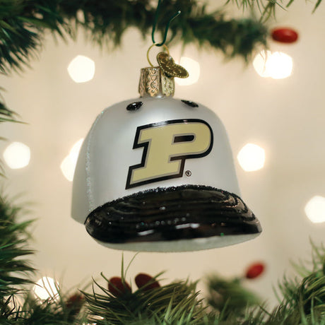 Purdue-Baseball-Cap-Ornament-Christmas-Ornaments