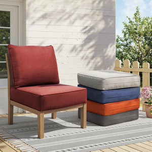 6" Thicker Outdoor Chair Cushion Set - Waterproof & Comfortable