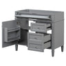 Bathroom Vanity With 2 Drawers And Tip-Out Drawer, Storage Cabinet