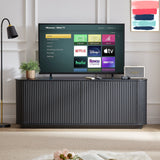 Modern Fluted Sideboard Storage Cabinet