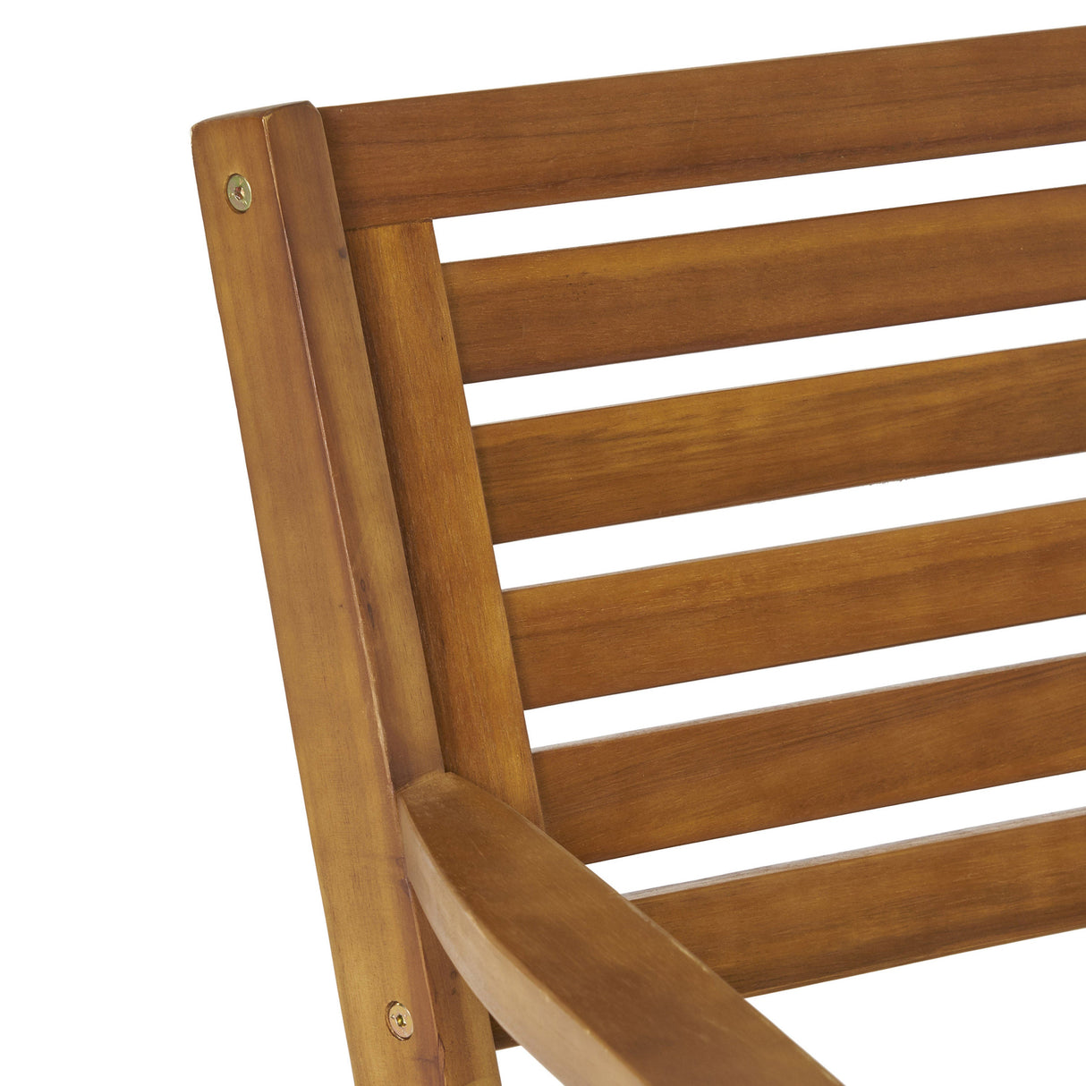 Outdoor 6 Pieces Acacia Wood Dining Set with Cushion and Handwoven Rattan Legs