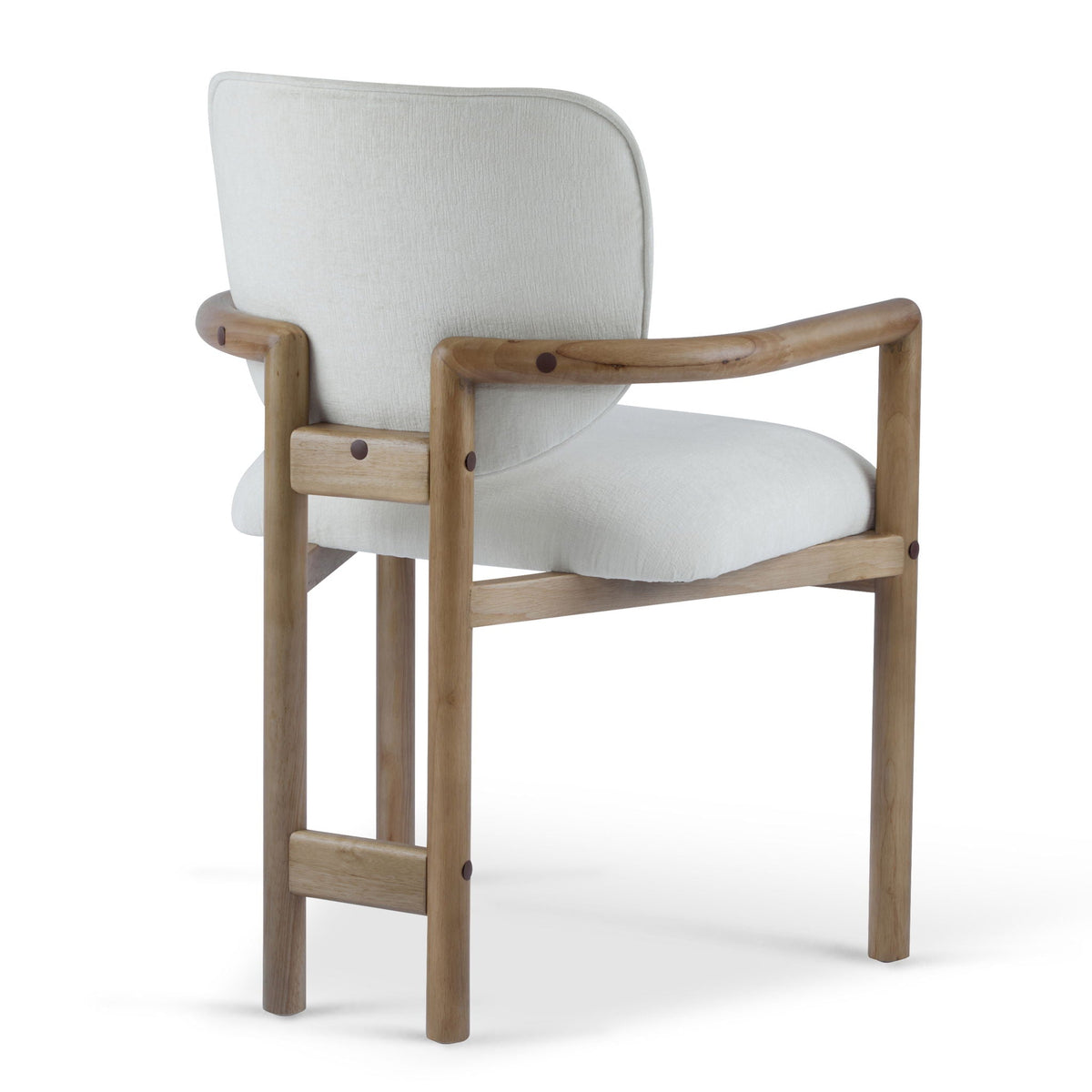 Upholstered Arm Dining Chairs (Set of 2)